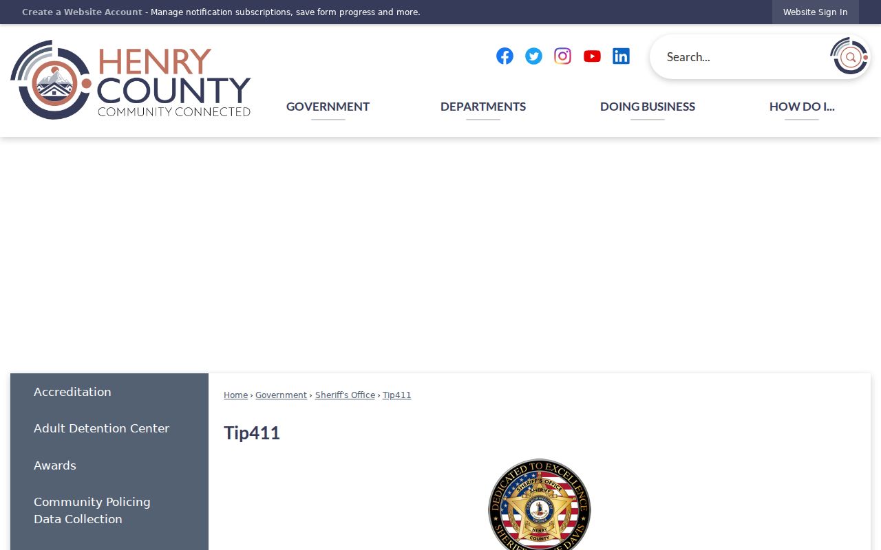 Henry County most wanted information: Tip411 accepts tips and alerts, not warrant searches