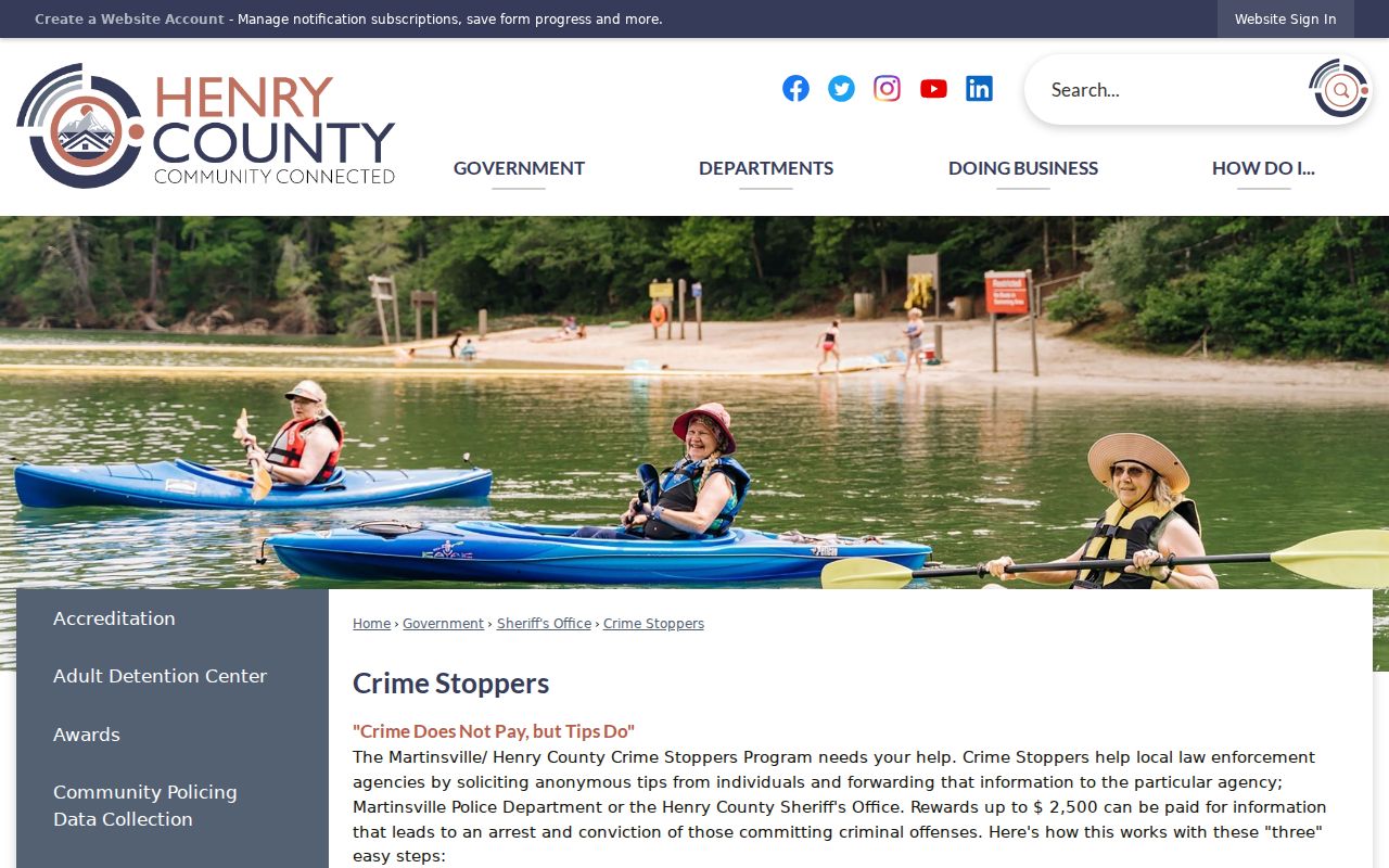 Henry County most wanted information: Crime Stoppers tip program, not a warrant roster