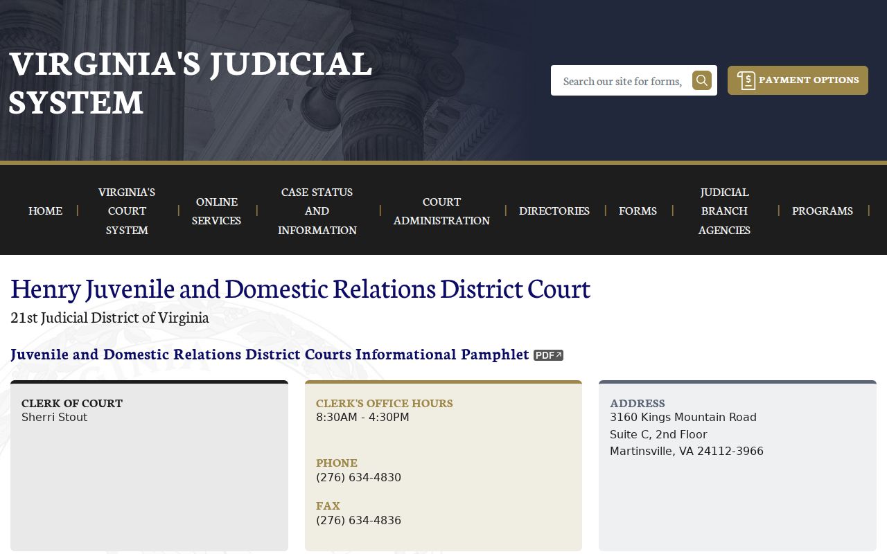 Henry County warrant search: juvenile and family court records have access limits