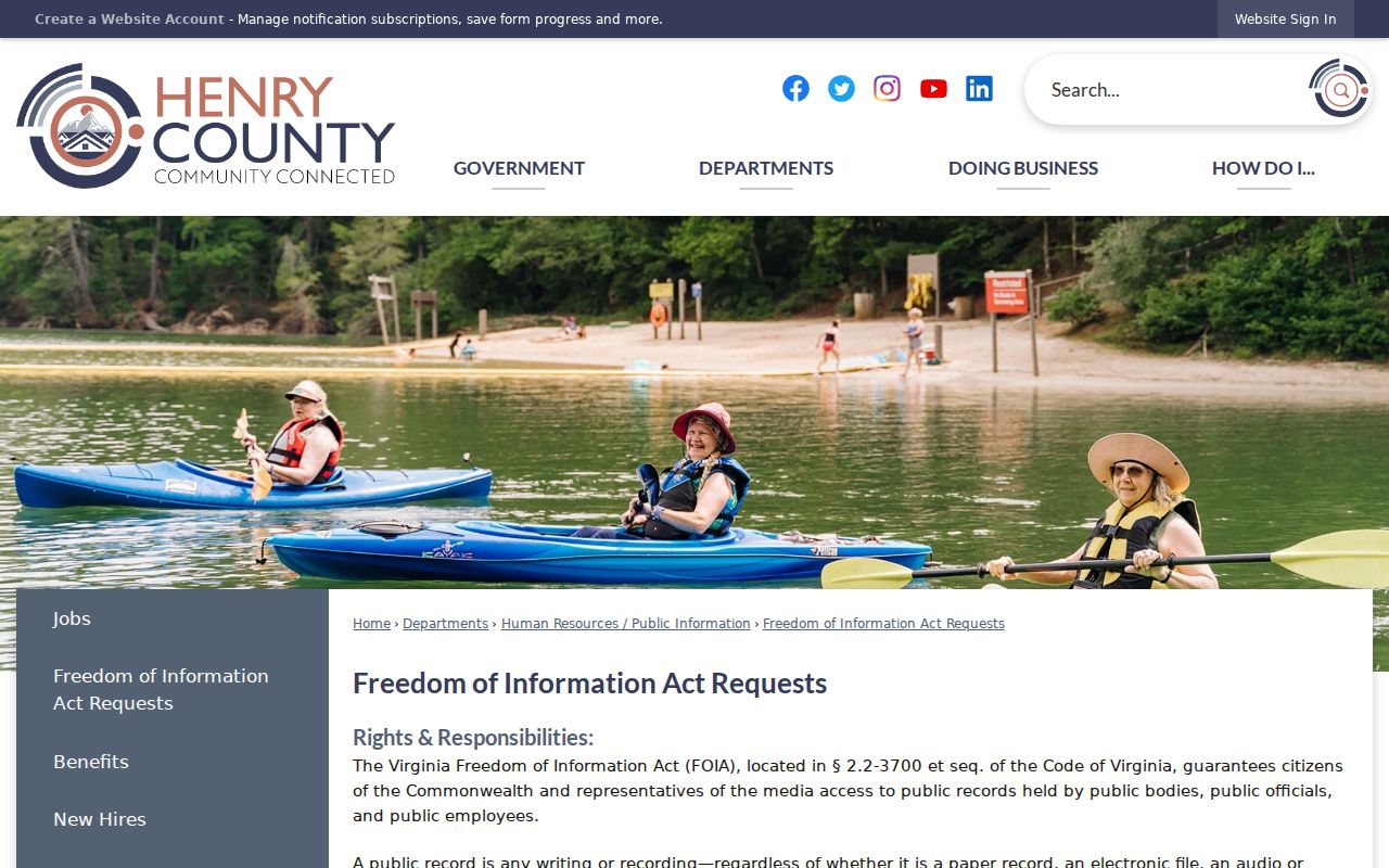 Henry County active warrant records: public-record request route for existing county records